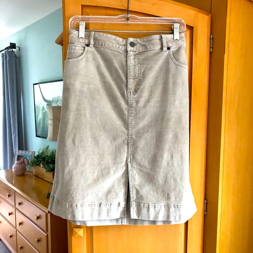 J. Jill Corduroy Skirt